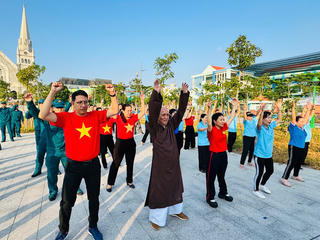 TP Hồ Chí Minh: Thể dục đồng diễn hưởng ứng Ngày sức khoẻ toàn dân năm 2026