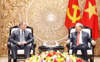 Tổng Bí thư, Chủ tịch nước Tô Lâm tiếp Giám đốc Cơ quan Vệ binh Quốc gia Liên bang Nga 
