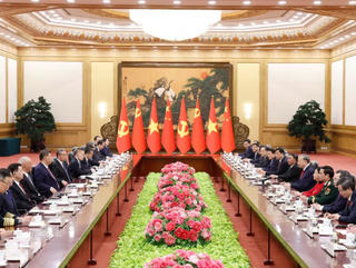 Tổng Bí thư, Chủ tịch nước Tô Lâm hội đàm với Tổng Bí thư, Chủ tịch nước Trung Quốc