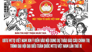 Bản tin Mặt trận sáng 16/4