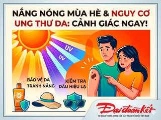 Cảnh giác nguy cơ ung thư da trong mùa hè