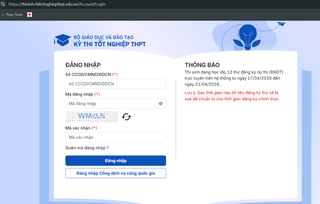 Hôm nay 17/4, thí sinh bắt đầu đăng ký thi thử tốt nghiệp THPT