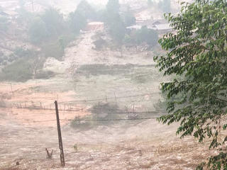 Sơn La: Mưa đá gây thiệt hại tại xã Phiêng Cằm