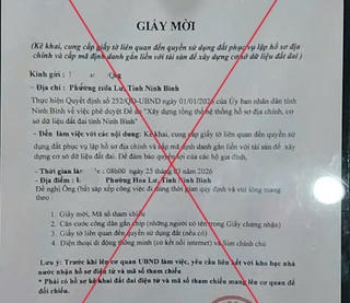 Ninh Bình: Cảnh báo tình trạng giả danh cán bộ Sở Nông nghiệp và Môi trường để lừa đảo