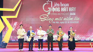 Hơn 300 cán bộ, chiến sỹ tham gia Liên hoan “Giọng hát hay Công an Thủ đô” năm 2026
