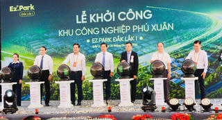 Đắk Lắk khởi công Khu công nghiệp Phú Xuân – Ez.Park Đắk Lắk I: Kích hoạt động lực tăng trưởng mới cho Tây Nguyên