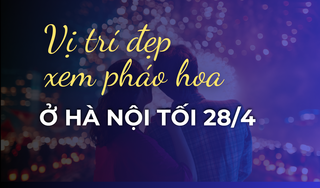 Infographic: Vị trí đẹp xem pháo hoa "Âm vang Tổ quốc" ở Hà Nội
