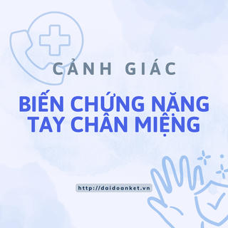 Cảnh báo biến chứng nguy hiểm bệnh tay chân miệng