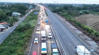 Mở làn khẩn cấp giảm ùn trên cao tốc TP Hồ Chí Minh – Trung Lương