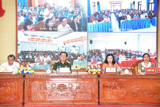 Đại tướng Nguyễn Trọng Nghĩa tiếp xúc cử tri tại Tây Ninh 
