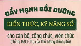 Đẩy mạnh bồi dưỡng kiến thức, kỹ năng số cho cán bộ, công chức, viên chức