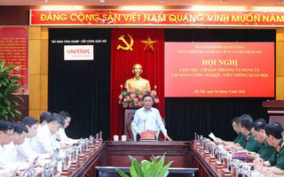 Đoàn kiểm tra số 12 làm việc với Ban Thường vụ Đảng ủy Tập đoàn Viettel