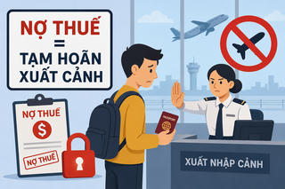Tạm hoãn xuất cảnh do nợ thuế: Ngưỡng 1 triệu đồng cao hay thấp?