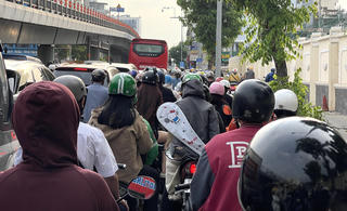 TP Hồ Chí Minh: Giao thông đường Cộng Hoà nhiều áp lực khi lưu thông đảo chiều