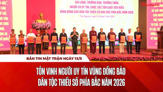 Bản tin Mặt trận sáng 15/5