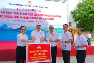 Mặt trận Cà Mau phát động đóng góp xây dựng 1.000 căn nhà cho hộ nghèo trên địa bàn