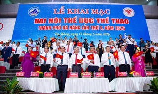Khai mạc Đại hội Thể dục thể thao: Đà Nẵng quyết tâm phát triển thể thao hiện đại, chuyên nghiệp