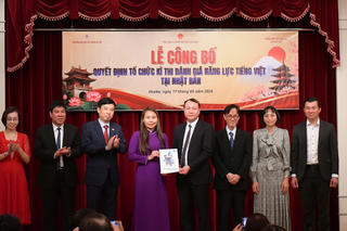 Lần đầu tổ chức kỳ thi năng lực tiếng Việt quốc gia tại Nhật Bản
