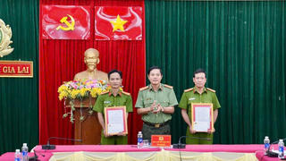 Gia Lai: Thưởng nóng lực lượng phá nhanh vụ cướp giật tài sản