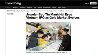 Bảo Tín Mạnh Hải lên kế hoạch IPO vào quý IV, đặt mục tiêu thành thương hiệu vàng quốc dân