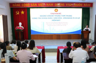 Khánh Hòa: Khai giảng lớp bồi dưỡng nghiệp vụ công tác tuyên giáo và dân vận năm 2026 
