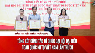 Bản tin Mặt trận sáng 23/5