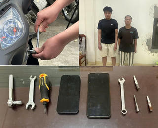 Hà Nội: Bắt giữ 2 đối tượng chuyên trộm cắp xe máy ở Hà Đông
