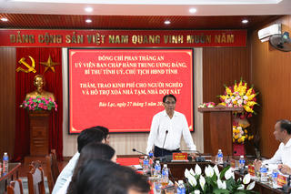 Bí thư Tỉnh ủy Cao Bằng: Xã Bảo Lạc phải là một cực tăng trưởng vùng cao phía Tây