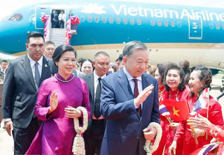 Tổng Bí thư, Chủ tịch nước Tô Lâm và Phu nhân bắt đầu thăm chính thức Thái Lan