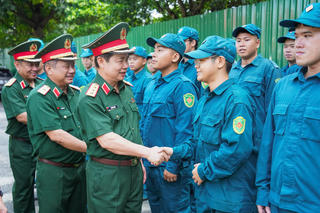 Tổng Cục Chính trị kiểm tra công tác Đảng, công tác chính trị tại Bộ Tư lệnh TP Hồ Chí Minh