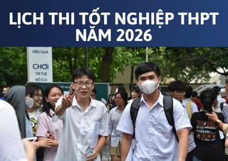 Infographic: Lịch thi tốt nghiệp THPT năm 2026