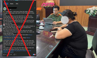 Công an tỉnh Ninh Bình làm việc với trường hợp đăng tải thông tin sai sự thật về điểm thi vào lớp 10