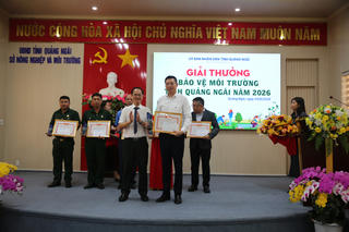 BSR xuất sắc đạt Giải thưởng Bảo vệ môi trường tỉnh Quảng Ngãi năm 2026