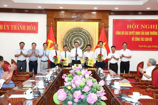 Thanh Hóa: Kiện toàn nhân sự một số cơ quan, đơn vị 