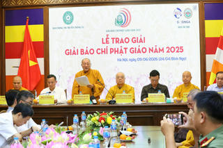 35 tác phẩm báo chí xuất sắc được trao giải Báo chí Phật giáo năm 2025