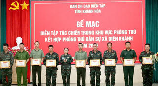 Khánh Hòa: Bế mạc diễn tập tác chiến và phòng thủ dân sự xã Diên Khánh năm 2026  