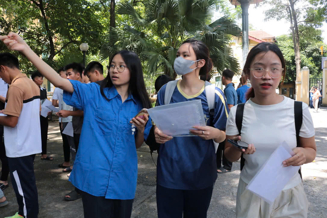 Thí sinh tại Kỳ thi tốt nghiệp THPT năm 2025. Ảnh: Nguyễn Hoài