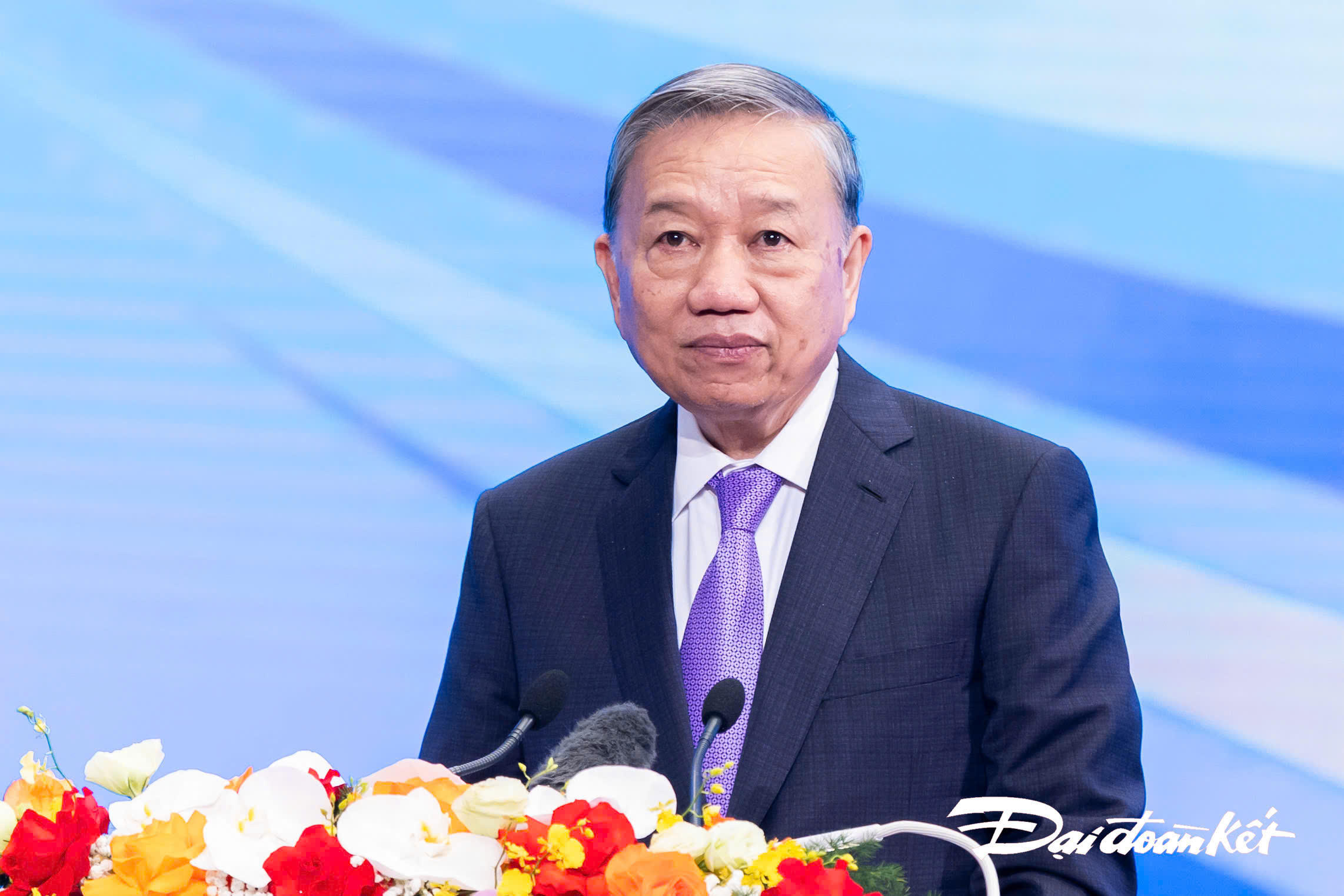 Tổng Bí thư Tô Lâm phát biểu tại Lễ kỷ niệm. Ảnh: Quang Vinh.