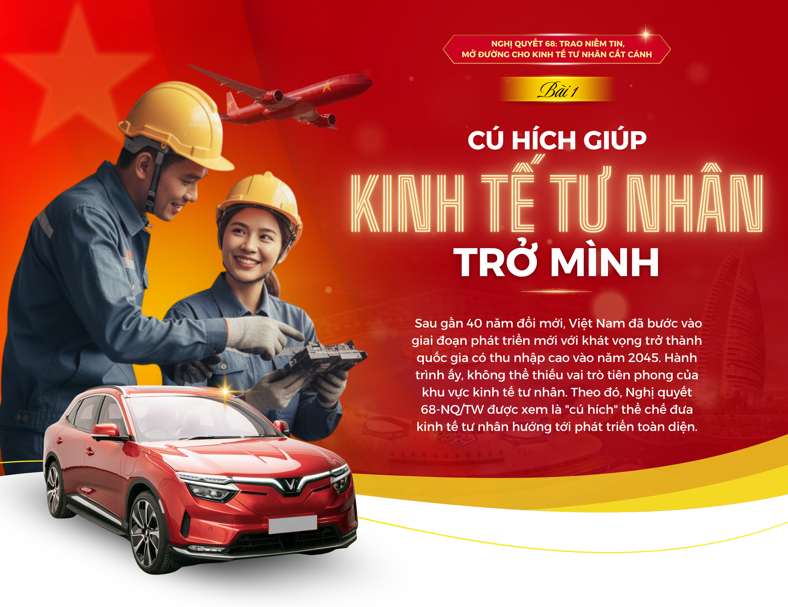 Nghị quyết 68: Trao niềm tin, mở đường cho kinh tế tư nhân cất cánh - Bài 1: Cú hích giúp kinh tế tư nhân trở mình