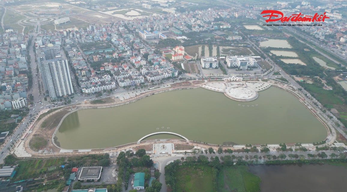 Dự án xây dựng công viên Gia Lâm (xã Gia Lâm, Hà Nội) có tổng diện tích 31ha, được chia ra làm 2 giai đoạn. Trong hình là dự án công viên thuộc giai đoạn 1 có diện tích 14ha mức đầu tư gần 290 tỷ đồng.