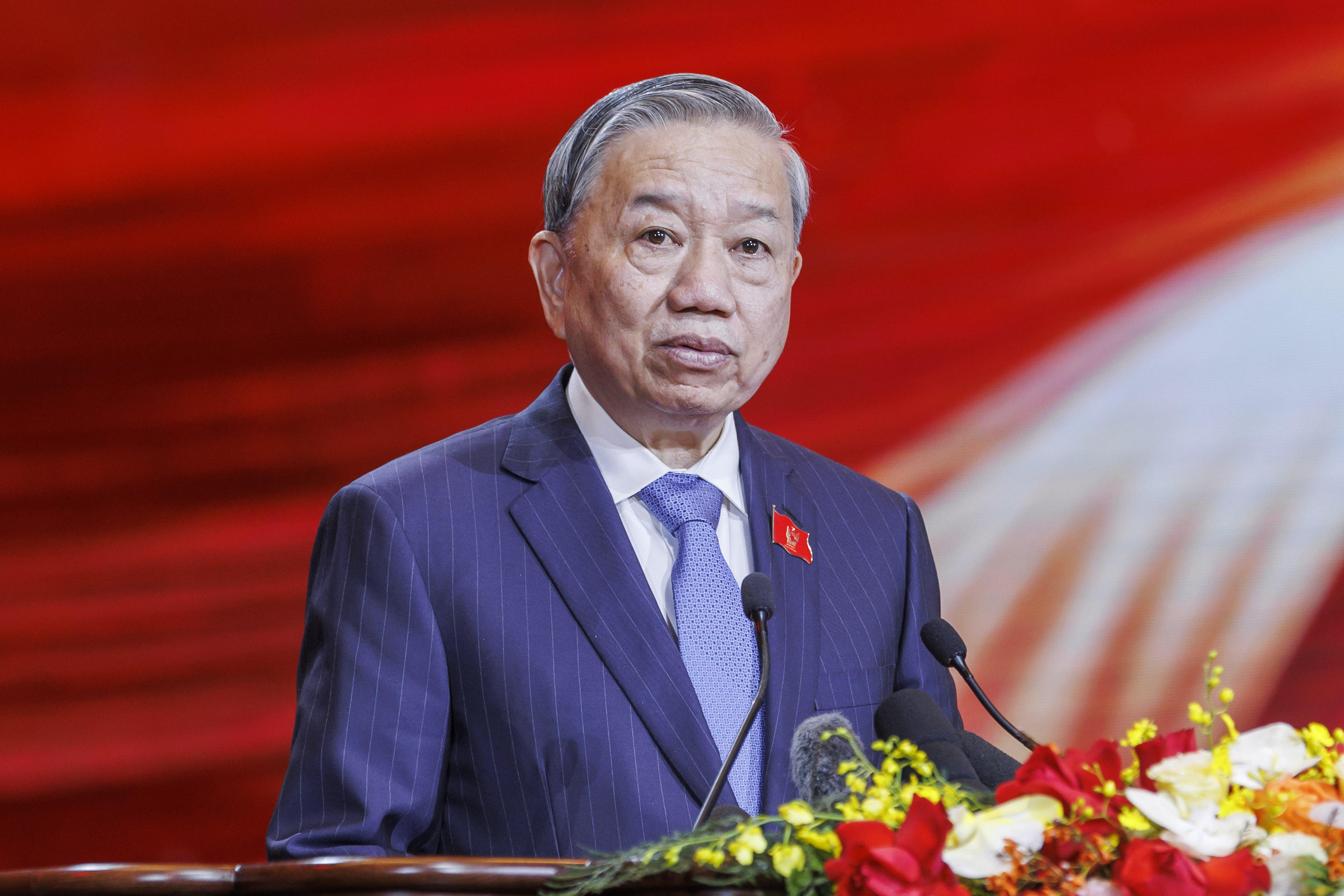 Tổng Bí thư Tô Lâm phát biểu chỉ đạo Đại hội. Ảnh: Quang Vinh