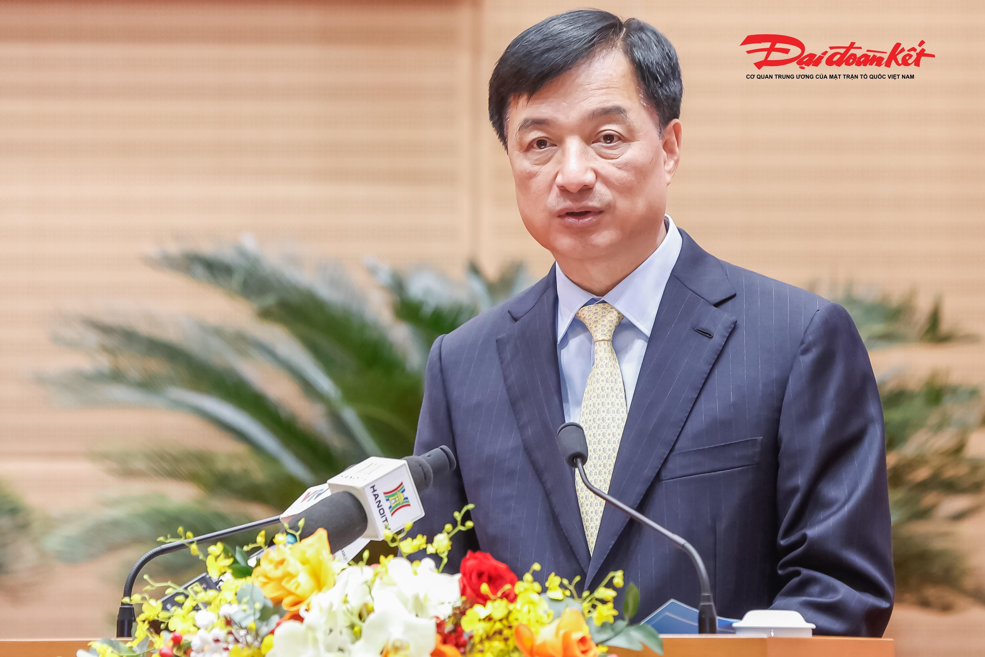 Bí thư Thành ủy Hà Nội Nguyễn Duy Ngọc phát biểu.