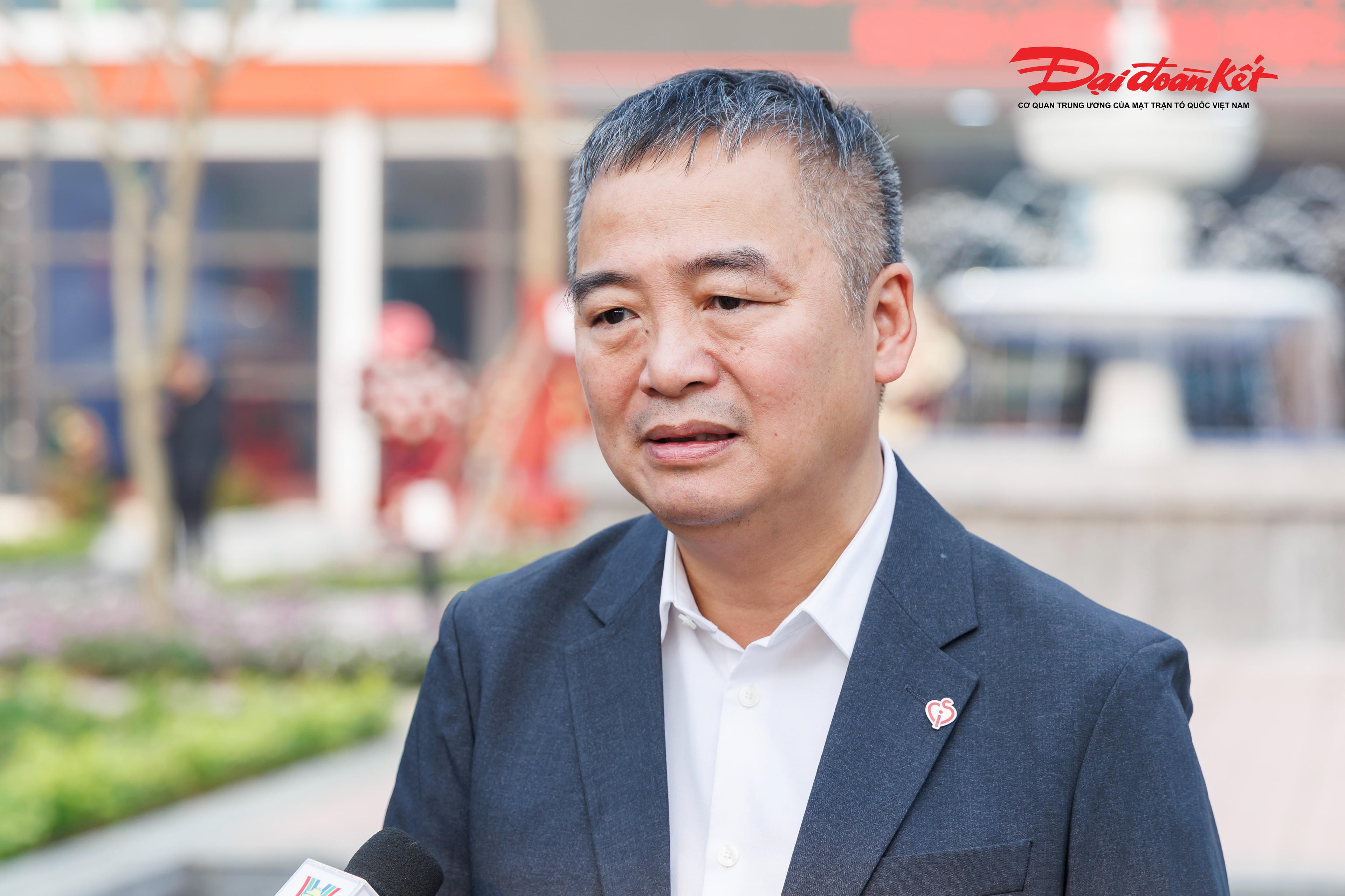 Giám đốc Bệnh viện Đại học Y Hà Nội Nguyễn Lân Hiếu. Ảnh: Quang Vinh.