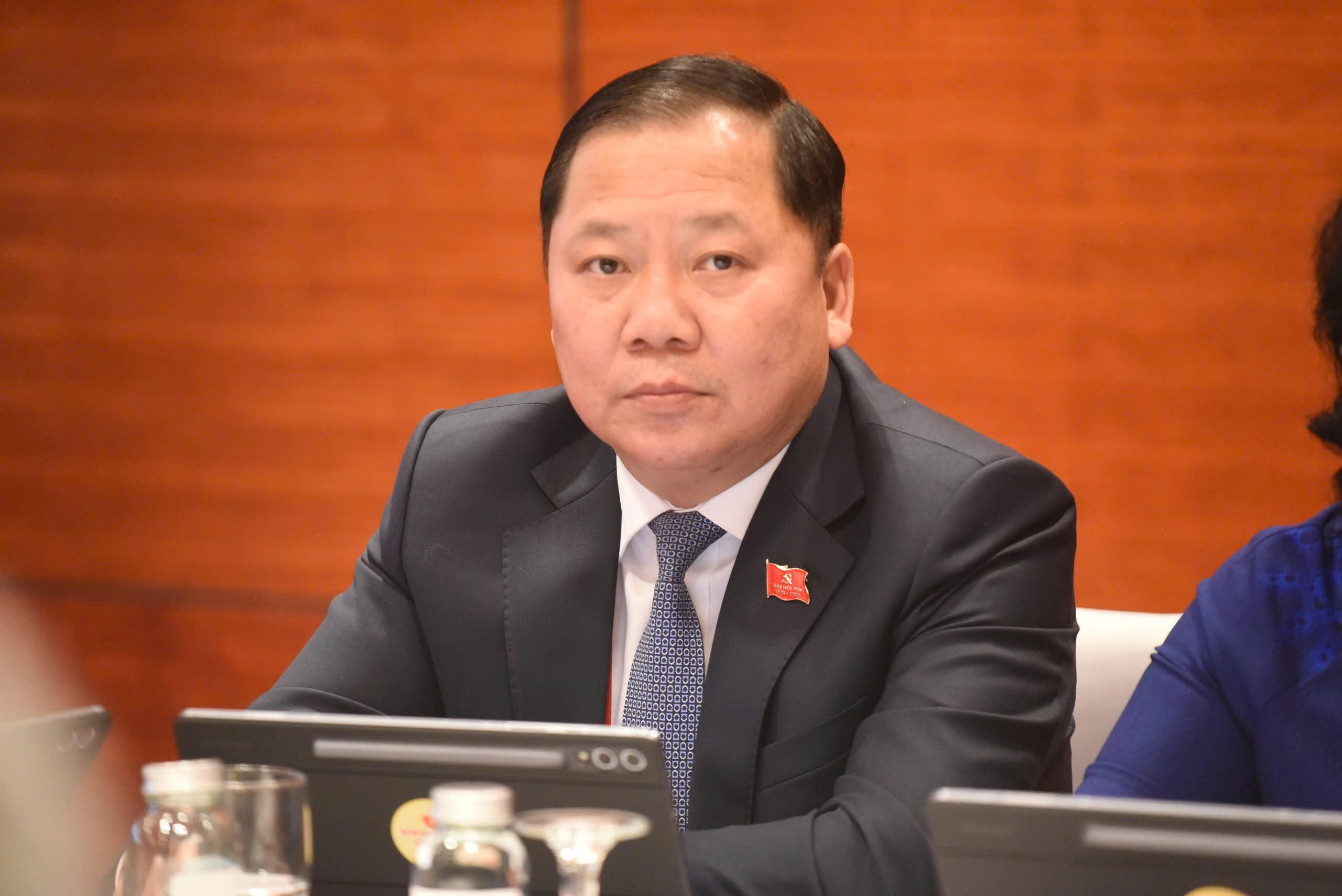 Đồng chí Nguyễn Phi Long, Phó Bí thư Đảng uỷ MTTQ, các đoàn thể Trung ương tại phiên thảo luận.&nbsp;