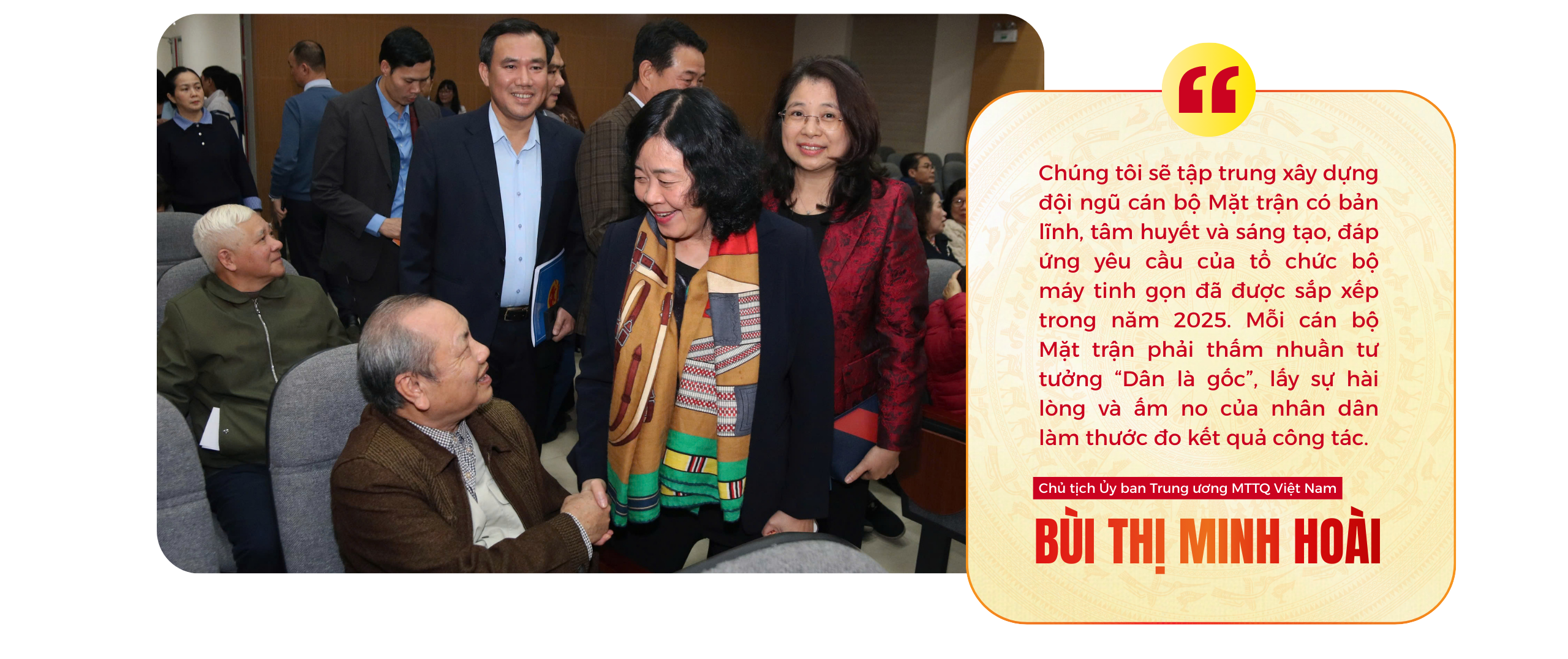 Xây chắc thế trận lòng dân, khơi nguồn đồng thuận, nhân lên sức mạnh quốc gia, vững bước vào kỷ nguyên mới