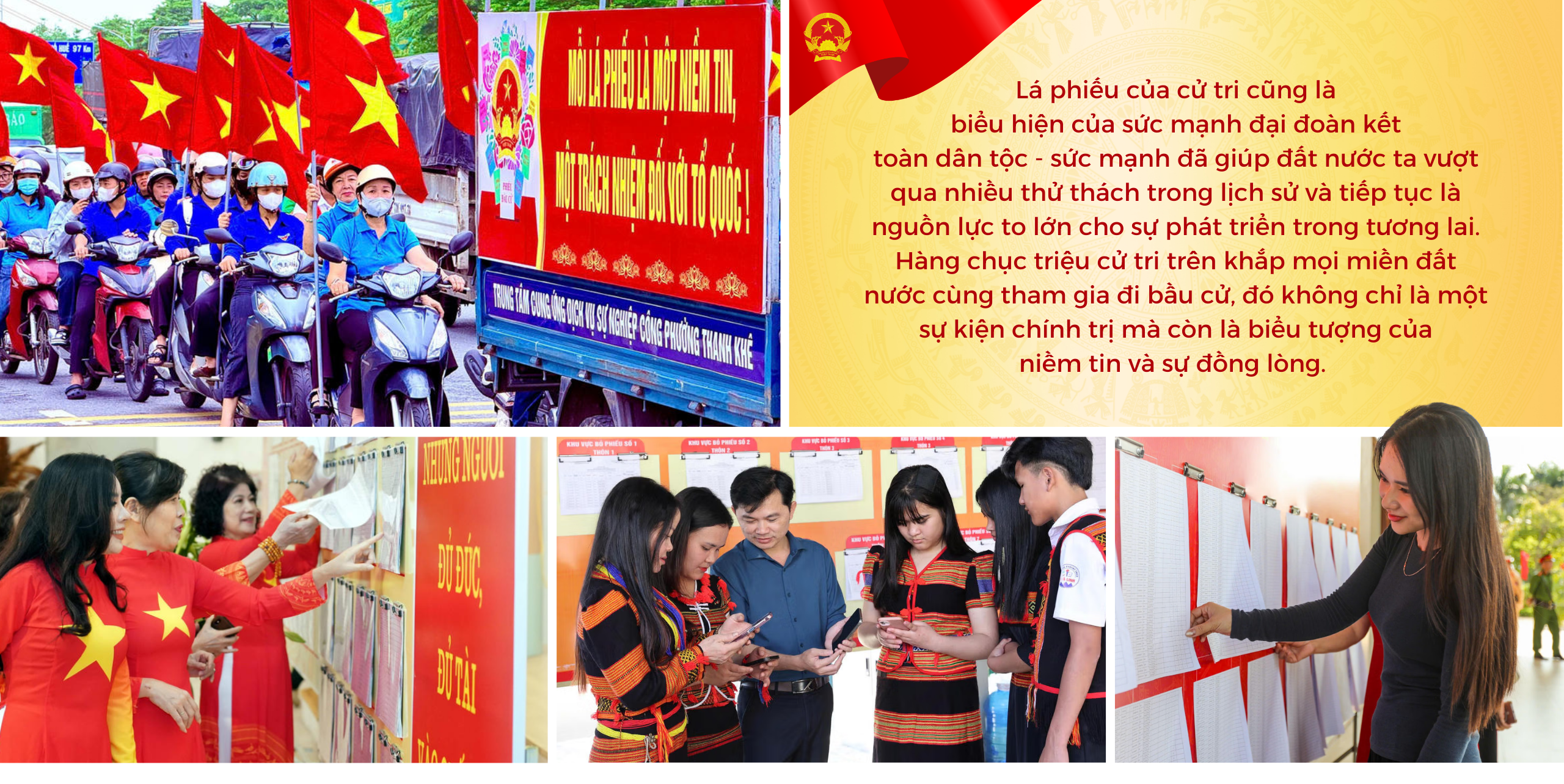 Ngày hội của niềm tin và sức mạnh đại đoàn kết toàn dân tộc 