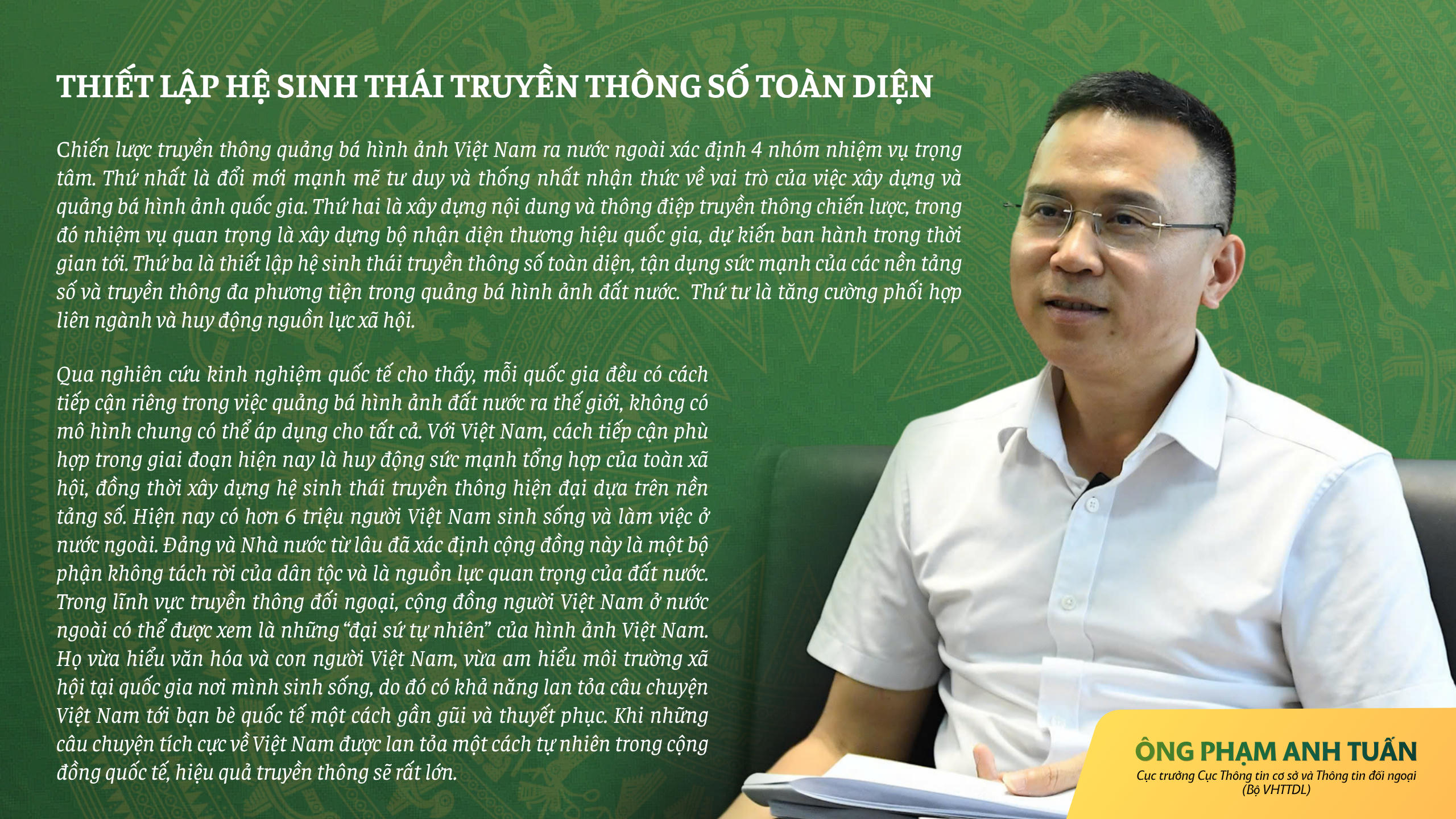 Nâng tầm văn hóa Việt Nam trong kỷ nguyên mới - Bài cuối: Quảng bá hình ảnh Việt Nam – xây dựng sức mạnh mềm quốc gia