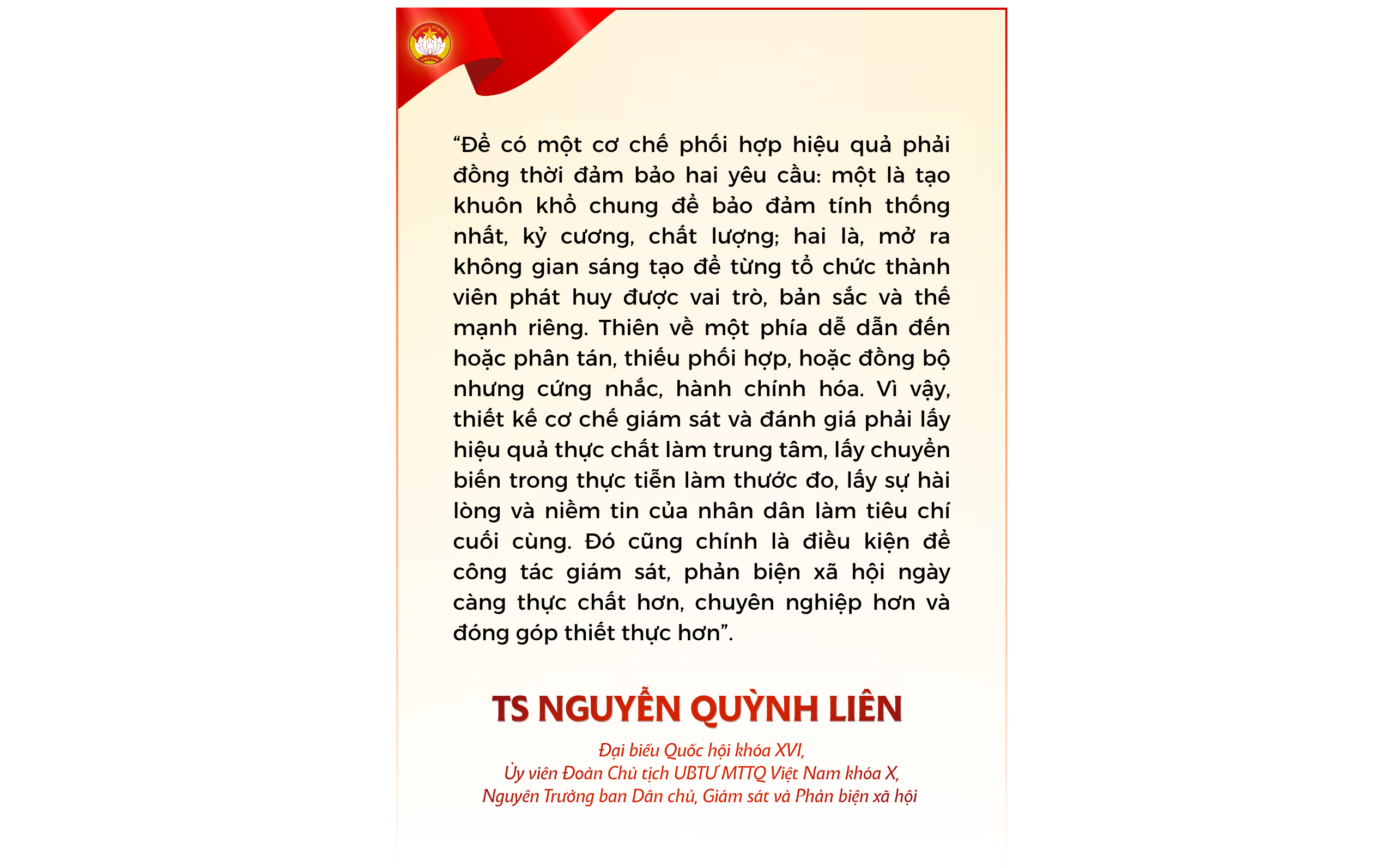 Sức mạnh từ mái nhà chung – Bài 3: Đúng hơn trong giám sát, trúng hơn trong phản biện