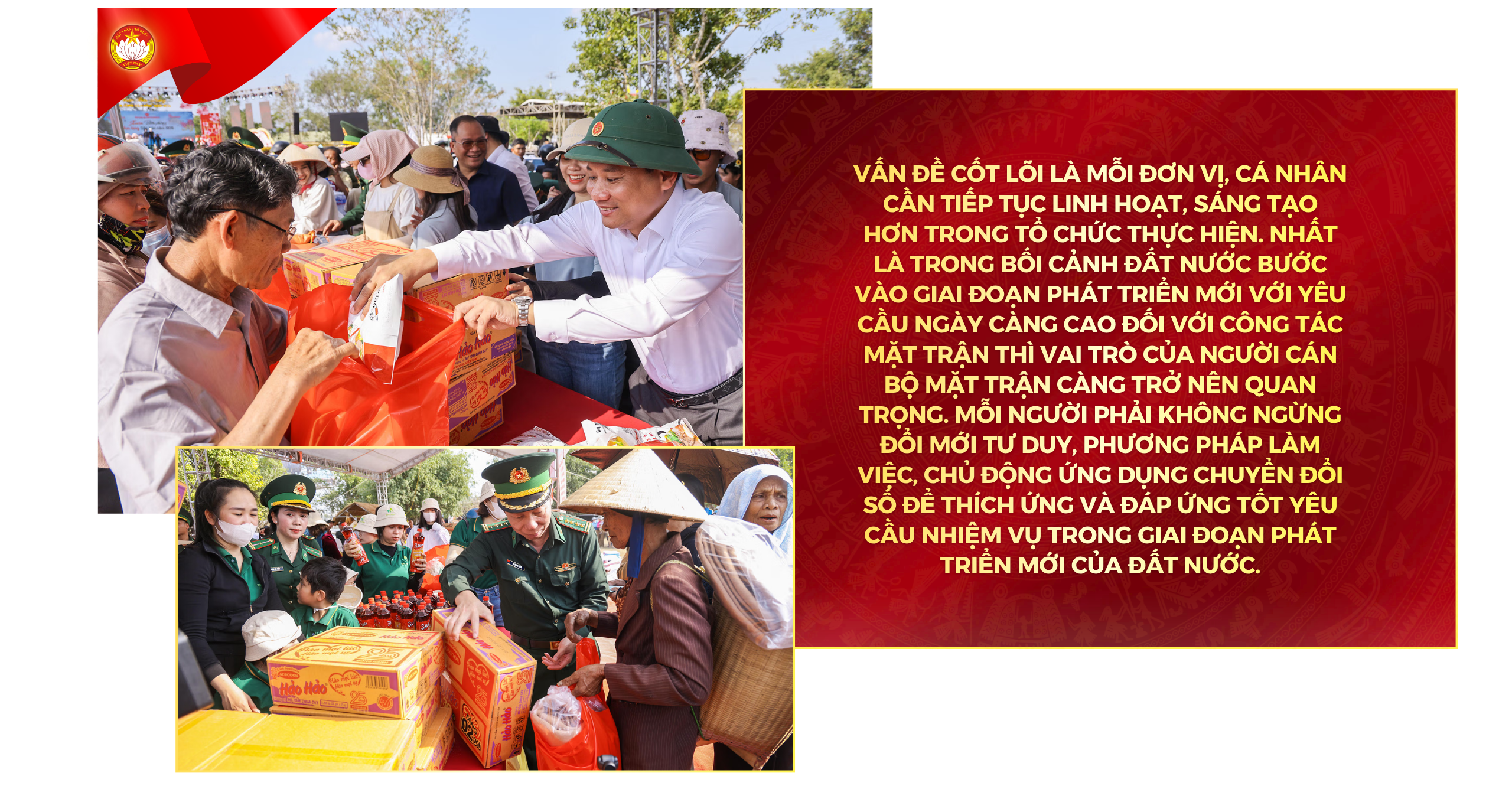 Sức mạnh từ mái nhà chung - Bài cuối: Biến tinh thần đại đoàn kết thành hành động mạnh mẽ