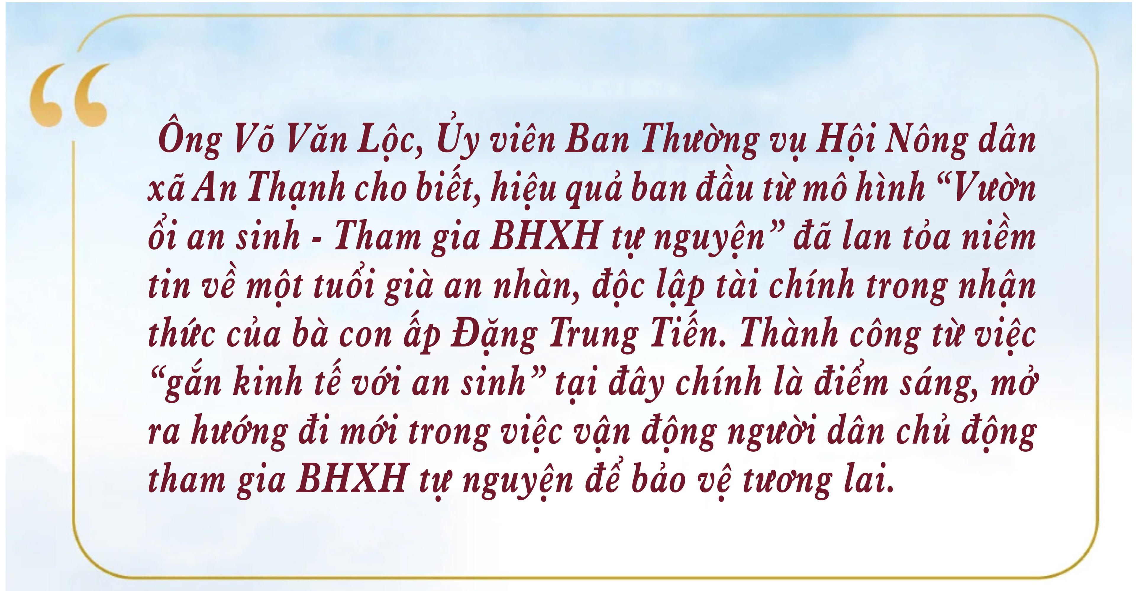 Từ những mô hình sáng tạo đến quyết tâm mở rộng diện bao phủ BHXH ở Cần Thơ